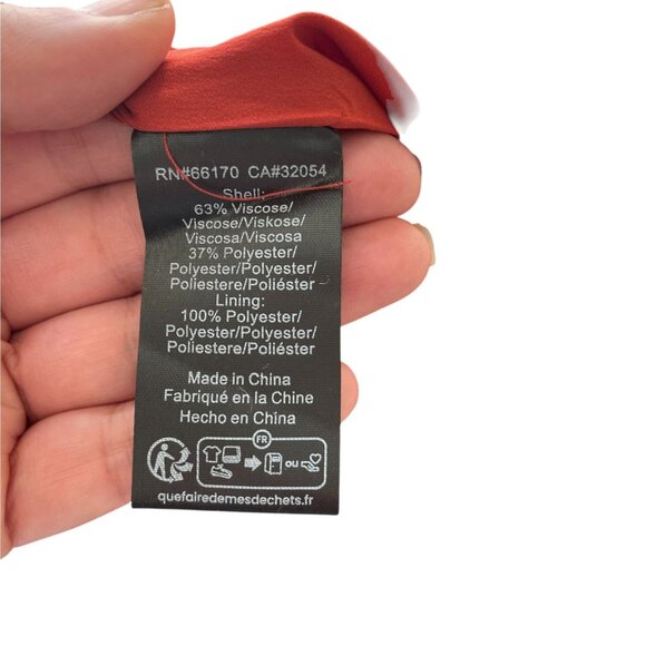 NWT Anthropologie Hutch Red Motif Floral Tiered Maxi Skirt Boho SZ M - Picture 4 of 8